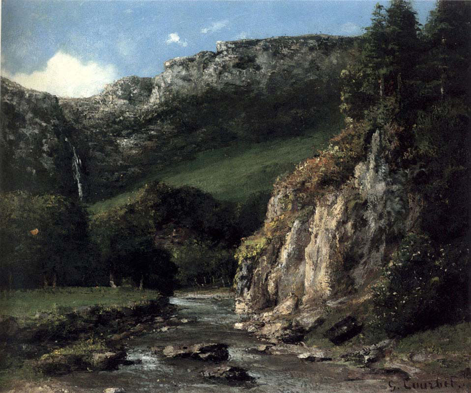Stream in the Jura Mountains The Torrent